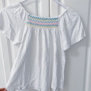 Smocked Off the shoulder top